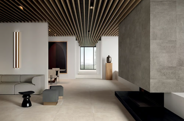 CONCRETO EXTRA LIGHT - Porcelain stoneware wall/floor tiles with marble effect by LEA CERAMICHE - view 3